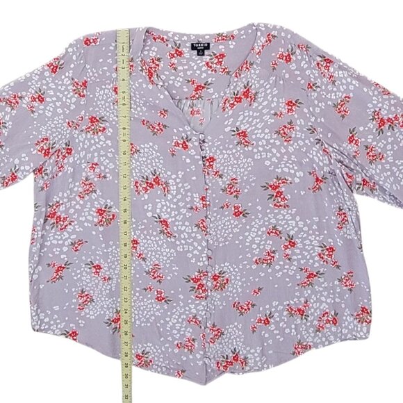 Torrid Bundle of 2 Flowy Boho Rayon Popover Peasant Tunic Tops Size 3X - Picture 12 of 16